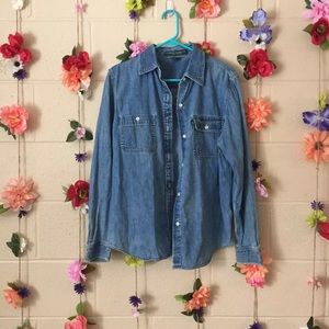 Lauren Jeans Co chambray